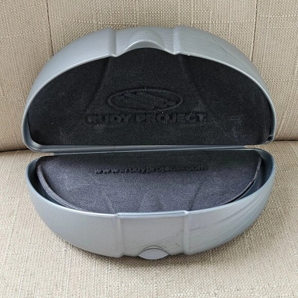 Rudy Project Eyeglasses Case Silver Tone Hard Case for Glasses Eyewear case only - Picture 5 of 9